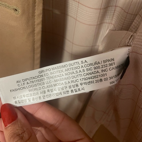 Massimo Dutti trench coat - Picture 6 of 8